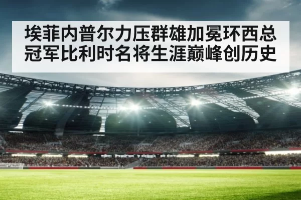 埃菲内普尔力压群雄加冕环西总冠军比利时名将生涯巅峰创历史